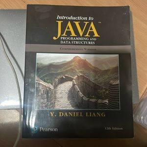 Introduction to Java programming and Data structure 12th Edition